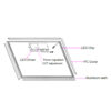 LED Edge Lit Light 6 pack -2'x2' | 2'x4' - Image 3