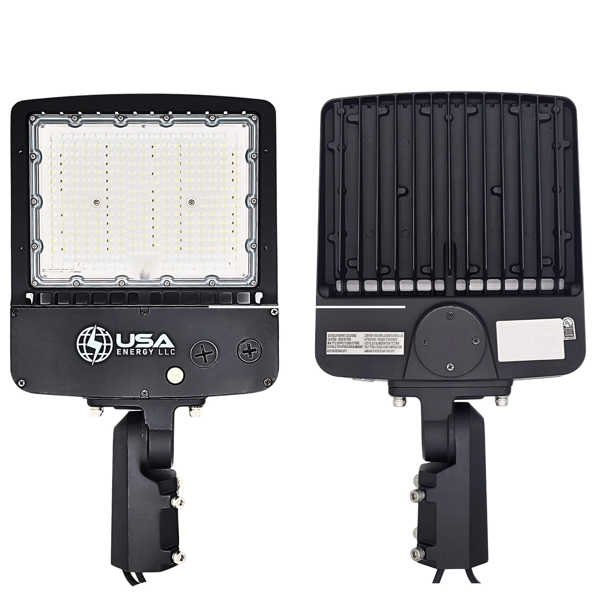 LED Street Light 150W - Parking Lot Light with Photocell, Dusk to Dawn Outdoor Flood Light for Commercial, Pole Barn, Street, Stadium - 5700K Daylight, 20000LM, IP65 Waterproof - Image 4