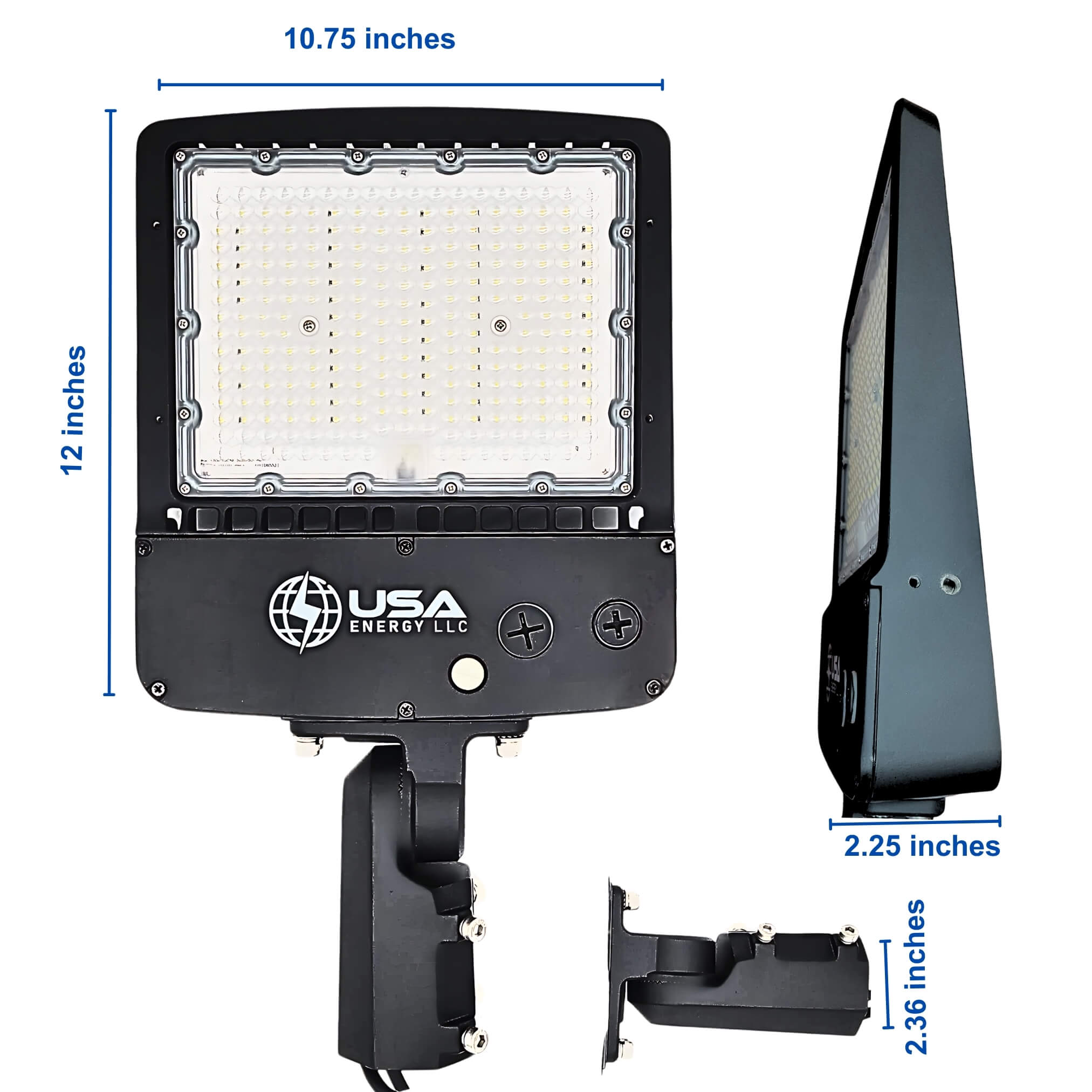 LED Street Light 150W - Parking Lot Light with Photocell, Dusk to Dawn Outdoor Flood Light for Commercial, Pole Barn, Street, Stadium - 5700K Daylight, 20000LM, IP65 Waterproof - Image 3